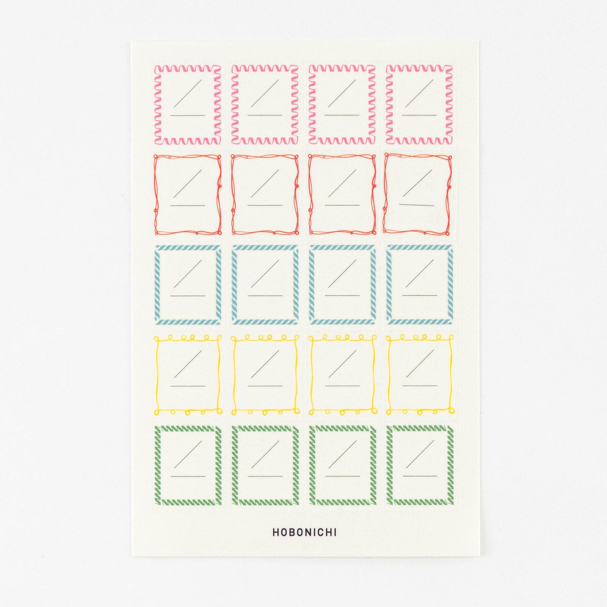 Hobonichi Frame Stickers for Dates Boston General Store
