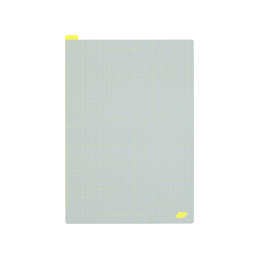 Hobonichi Pencil Board for Techo Cousin A5 (Ice Gray x Yellow) Boston General Store