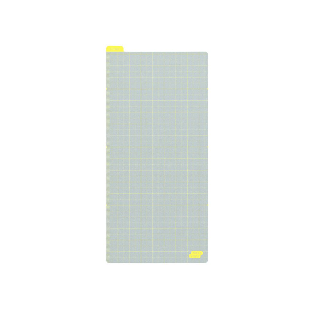 Hobonichi Pencil Board for Weeks (Ice Gray x Yellow) Boston General Store