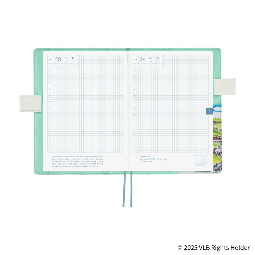 Hobonichi Techo Cousin A5 2026 - Book with Cover - Virginia Lee Burton: The Little House Boston General Store