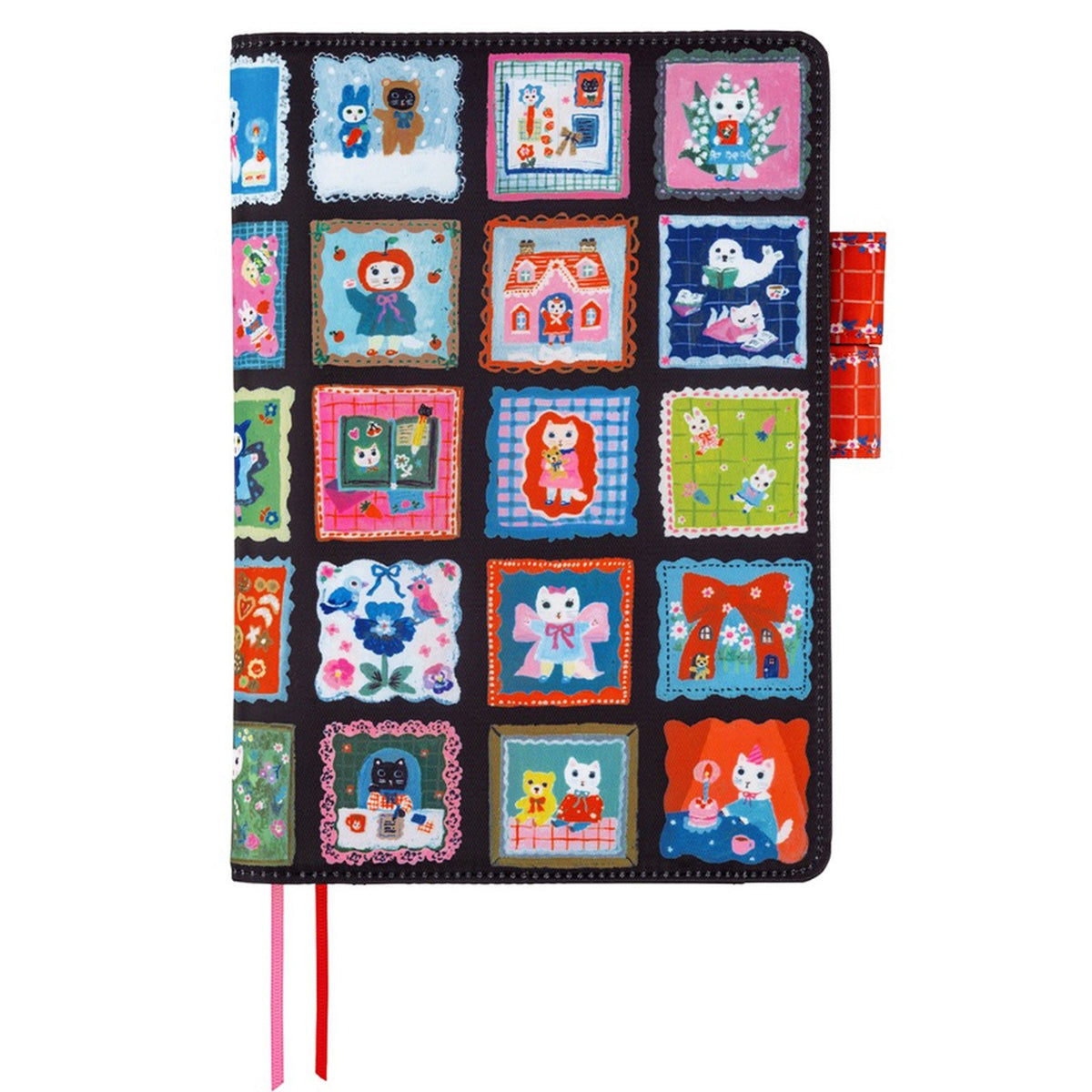 Hobonichi Techo Cousin A5 2026 - Book with Cover - Yumi Kitagishi: White Cat’s Daily Life Boston General Store