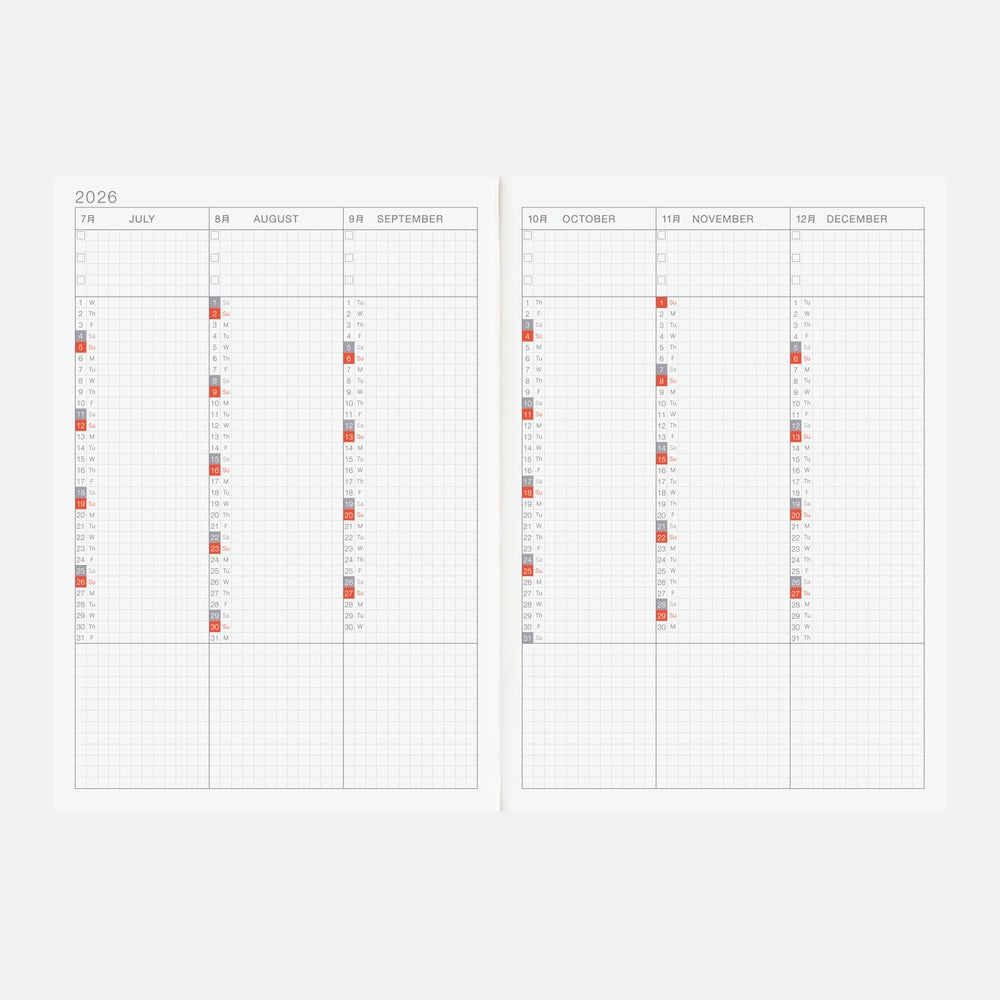 Hobonichi Techo Cousin A5 - 2026 Boston General Store