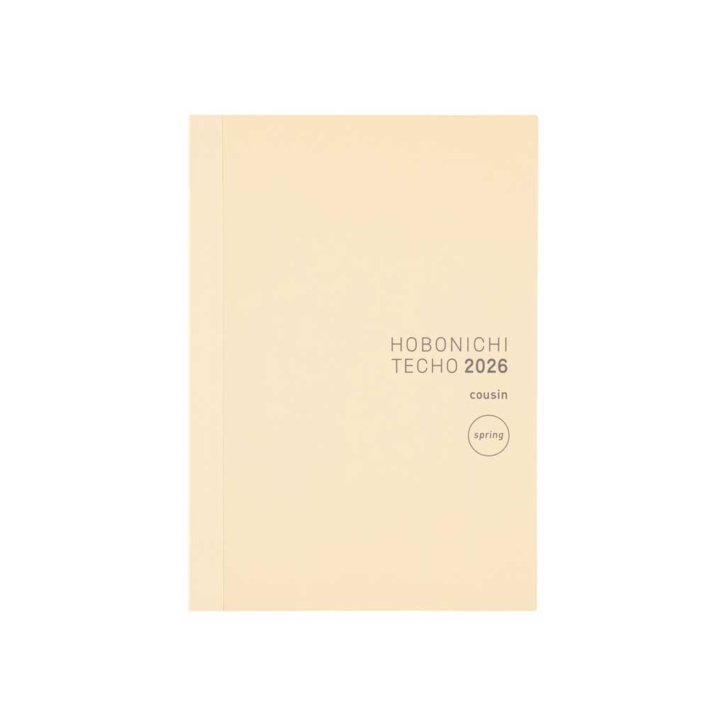Hobonichi Techo 2026 Cousin A5 Spring Start planner on white background