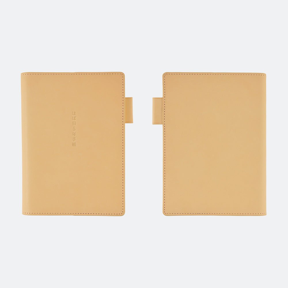 Hobonichi Techo Cover 5 - Year A6 - Leather, Natural (Cover Only, No Book) Boston General Store