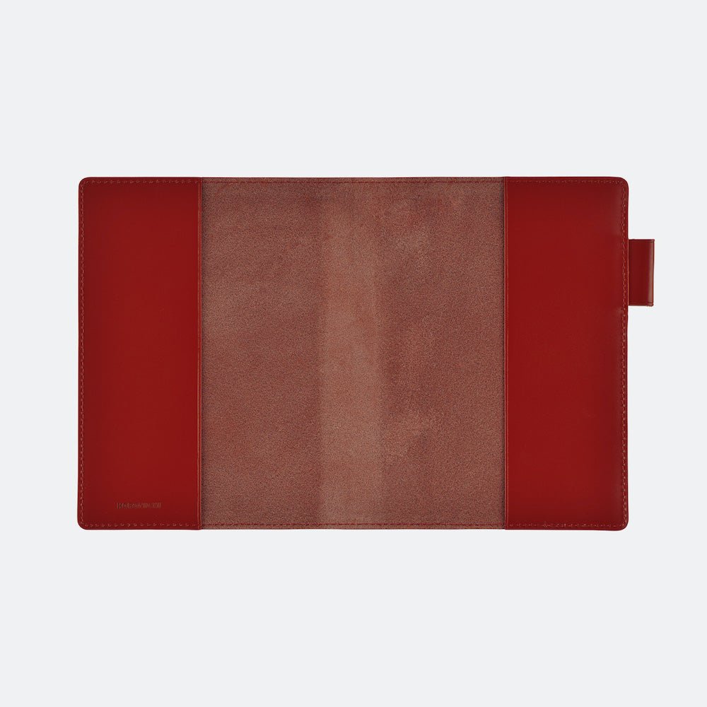 Hobonichi Techo Cover 5 - Year A6 - Leather, Red Boston General Store