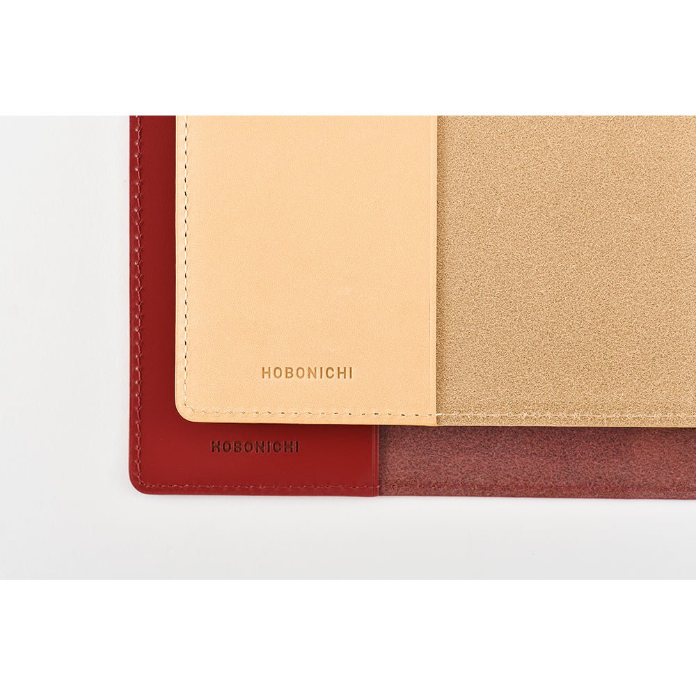Hobonichi Techo Cover 5 - Year A6 - Leather, Red Boston General Store