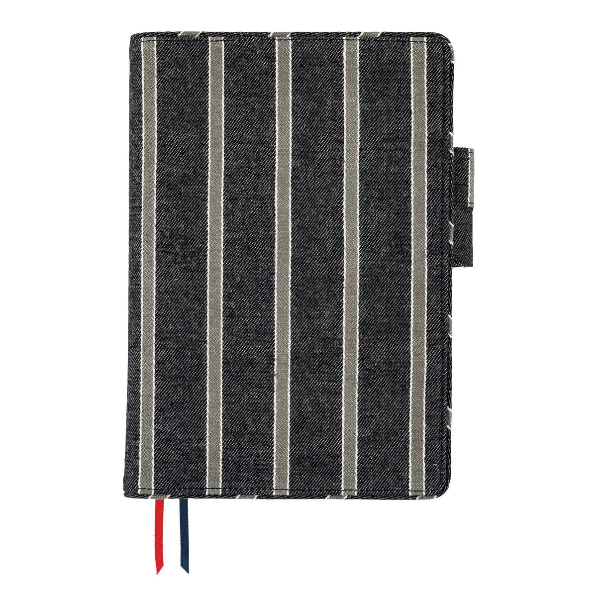 Hobonichi Techo Cover Cousin A5 - Lined Fabric: Twill (Navy x Gray) (Cover Only, No Book) Boston General Store