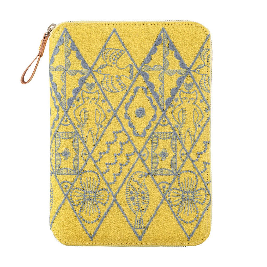 Hobonichi Techo Cover Cousin A5 - Mina Perhonen: Symphony (Yellow) (Cover Only, No Book) Boston General Store