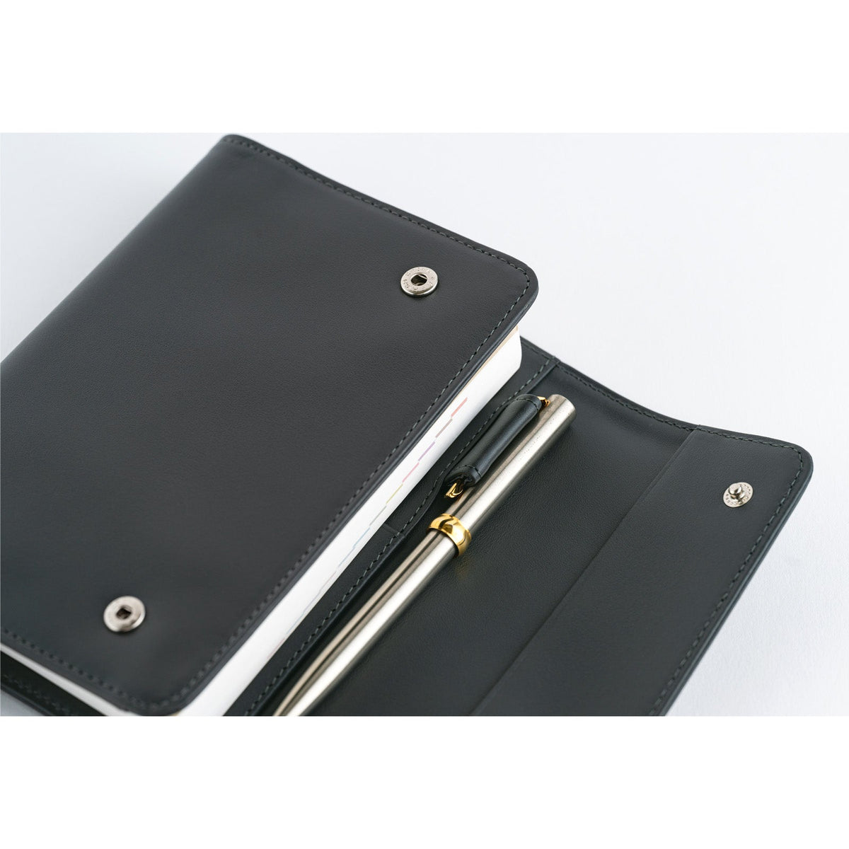 Hobonichi Techo Cover Original A6 - Leather: Charcoal Gray Boston General Store