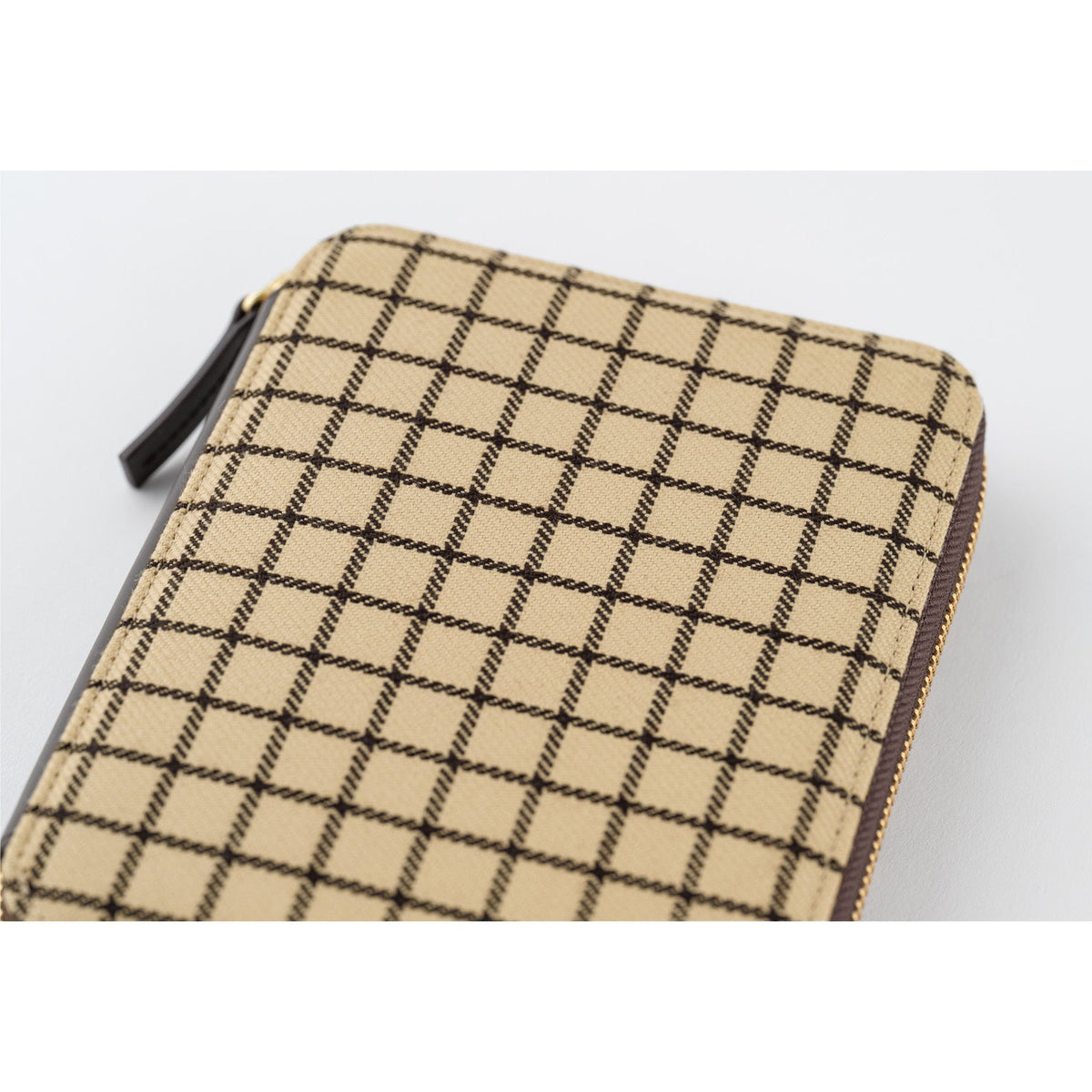 Hobonichi Techo Cover Original A6 - Taut Zipped (Café au Lait Plaid) (Cover Only. No Book.) Boston General Store