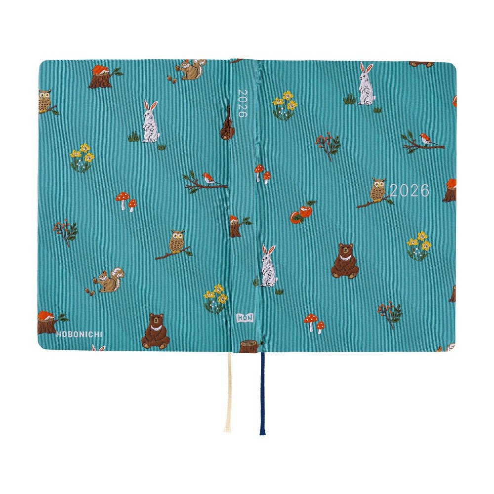 Hobonichi Techo HON A6 2026 - Bow & Tie: In the Forest Boston General Store