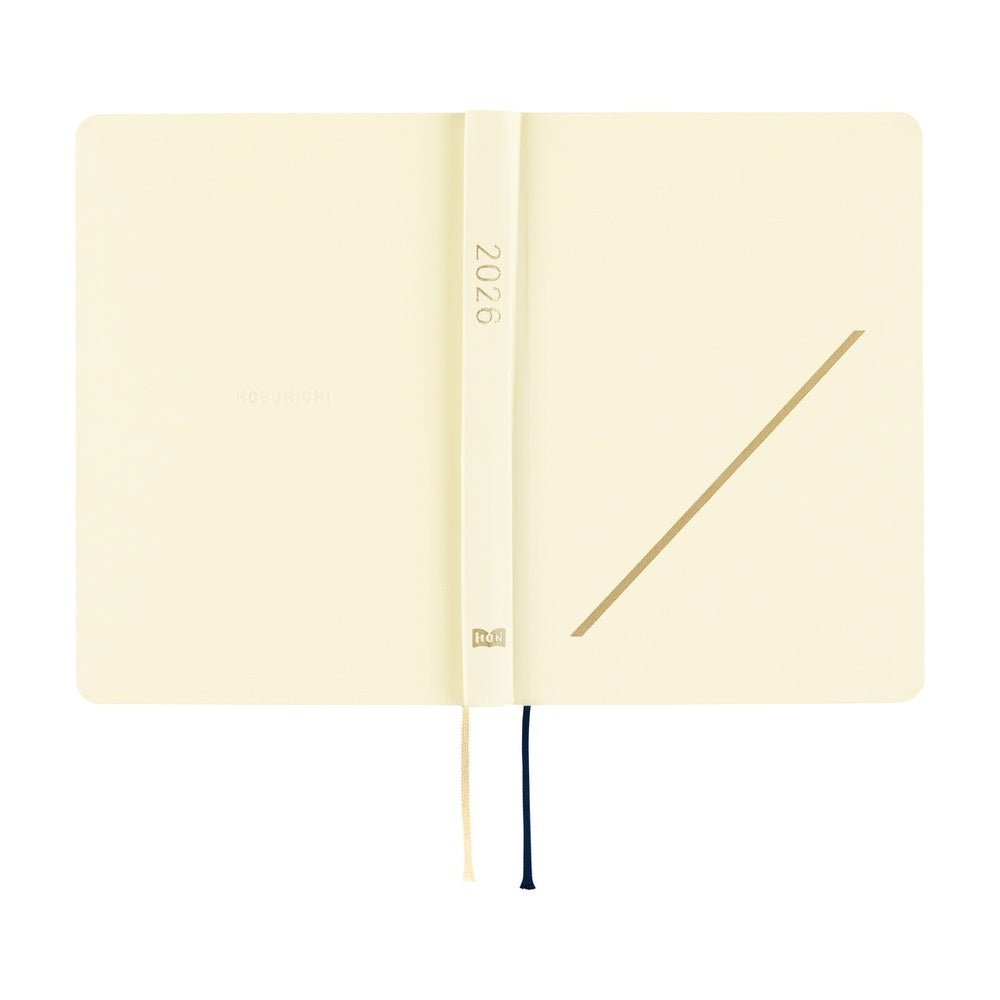 Hobonichi Techo HON A6 2026 - Slash (Ivory) Boston General Store