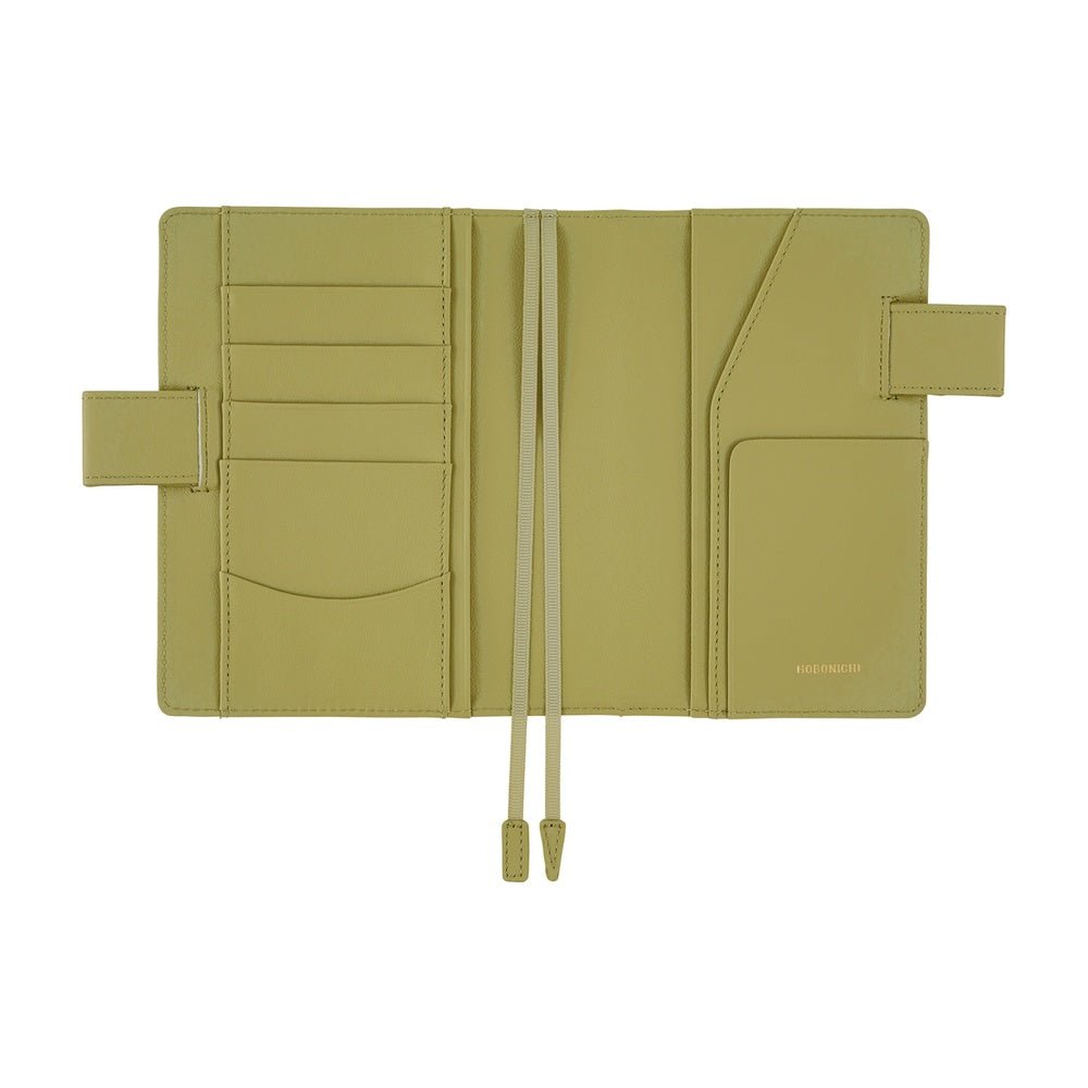 Hobonichi Techo Original A6 2026 - Book with Cover - Leather: Sage Green Boston General Store