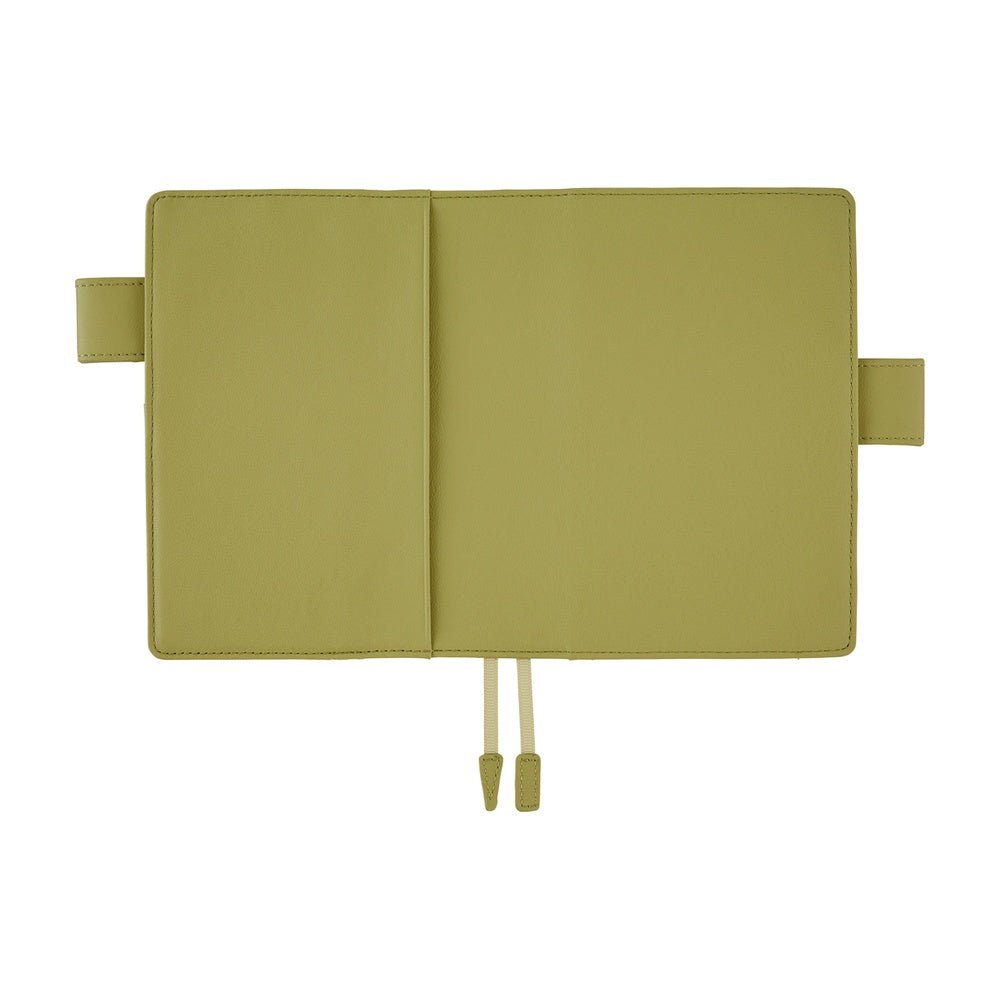 Hobonichi Techo Original A6 2026 - Book with Cover - Leather: Sage Green Boston General Store