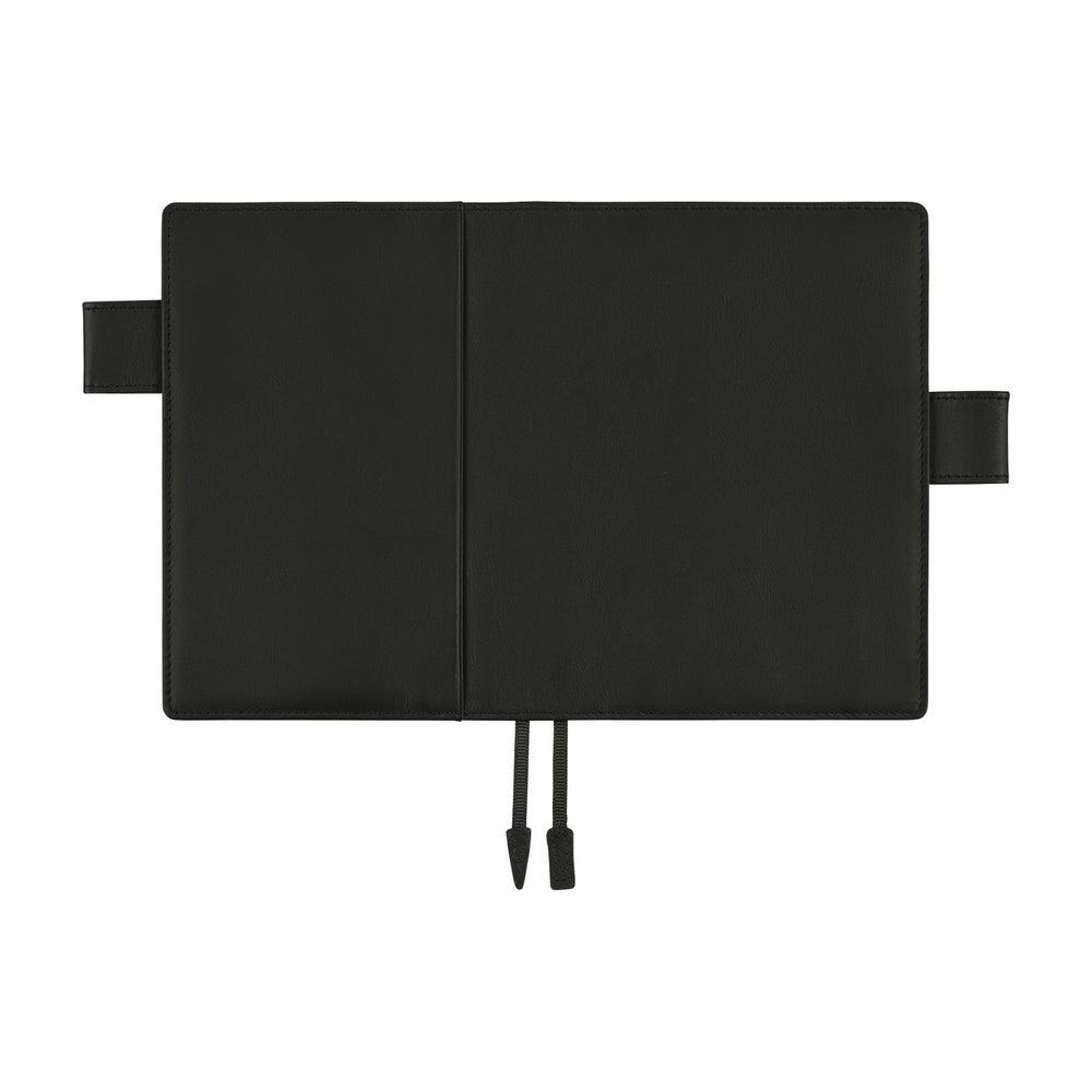 Hobonichi Techo Original A6 2026 - Book with Cover - Leather: TS Basic - Black Boston General Store