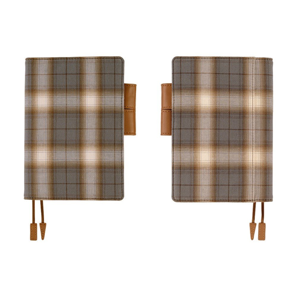 Hobonichi Techo Original A6 2026 - Book with Cover - Shirt Fabric: Foggy Plaid Boston General Store