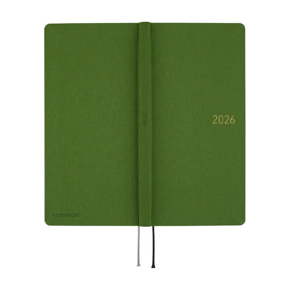 Hobonichi Techo Weeks 2026 - Colors: Antique Green Boston General Store