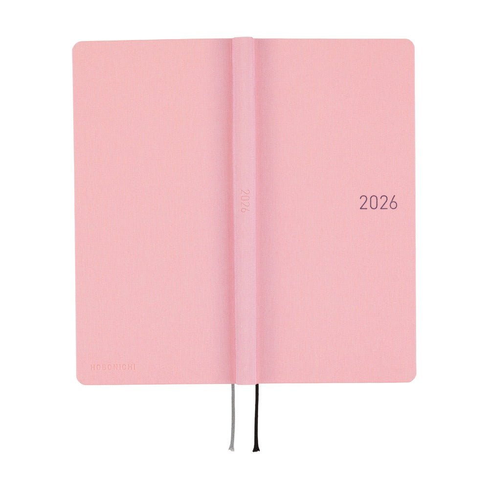 Hobonichi Techo Weeks 2026 - Colors: Strawberry Milk Boston General Store