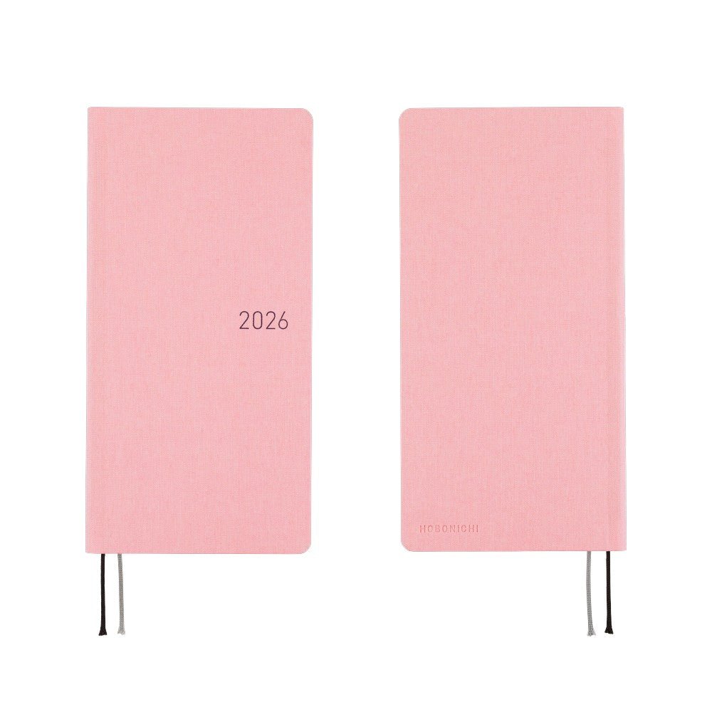 Hobonichi Techo Weeks 2026 - Colors: Strawberry Milk Boston General Store