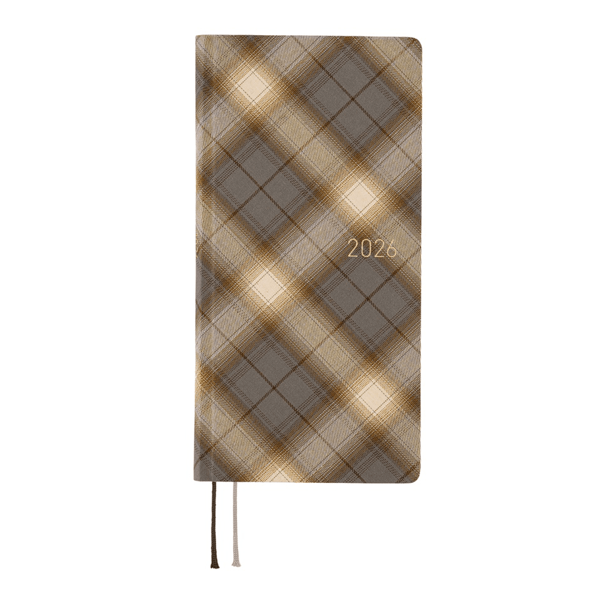 Hobonichi Techo Weeks 2026 - Shirt Fabric: Foggy Plaid Boston General Store