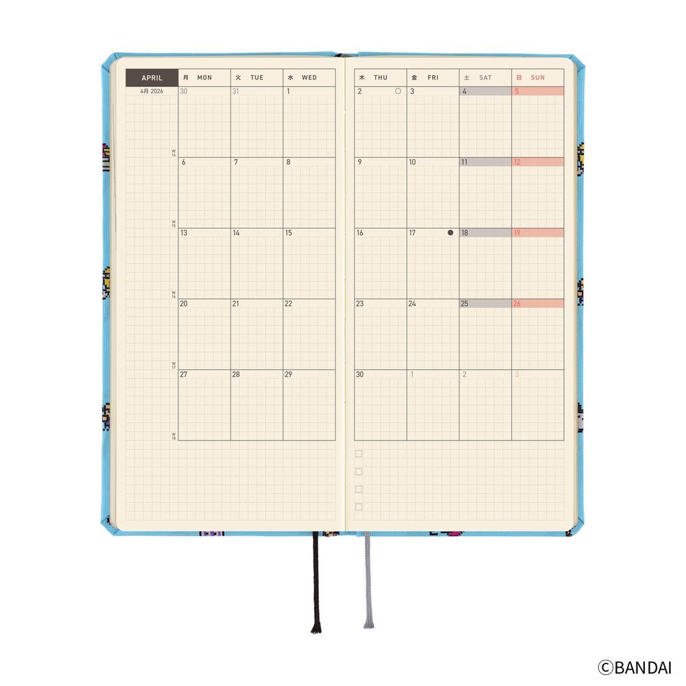 Hobonichi Techo Weeks 2026 - Tamagotchi: Our Tamagotchi Boston General Store