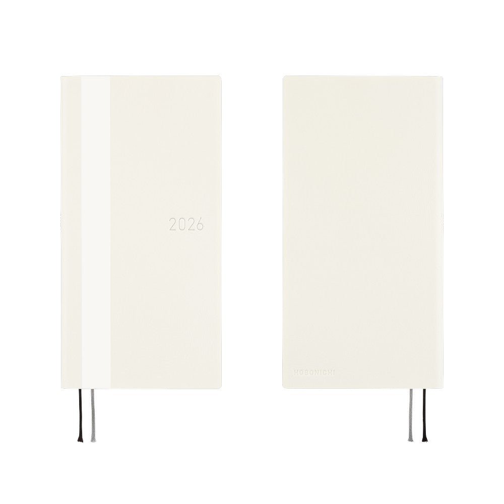 Hobonichi Techo Weeks 2026 - White Line: Ivory Boston General Store