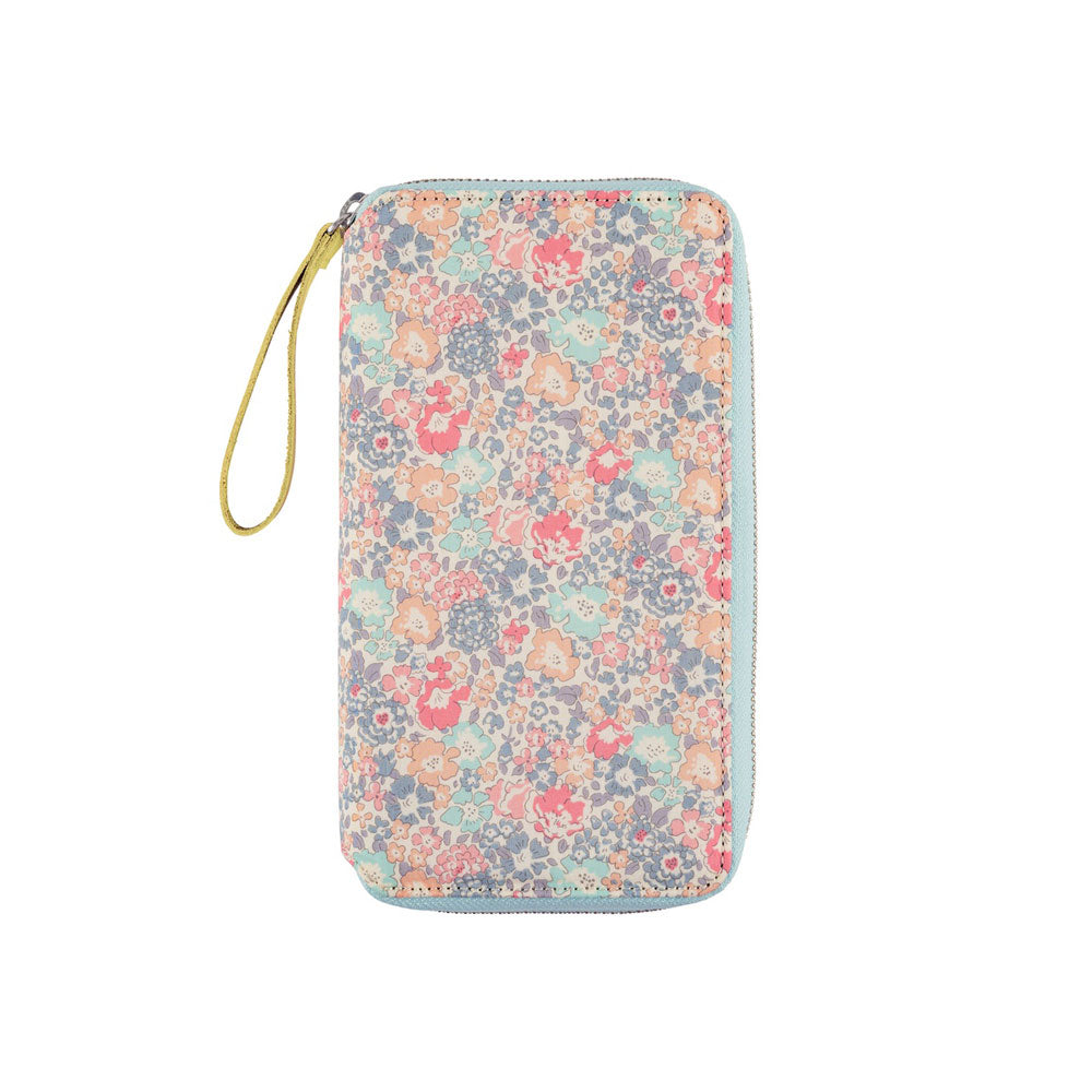 A zippered cover for the Hobonichi Techo Weeks, in a Liberty Fabric print.