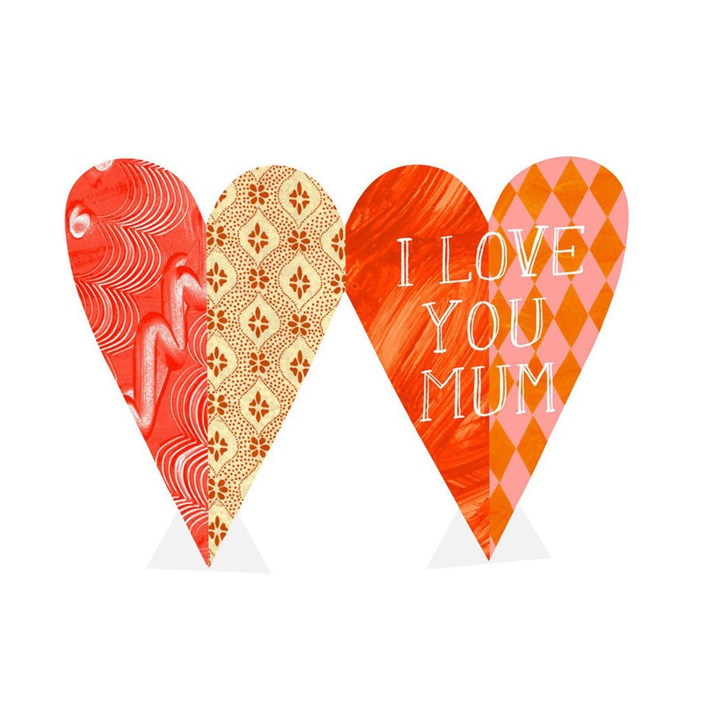 I Love You Mum Heart Card at Boston General Store