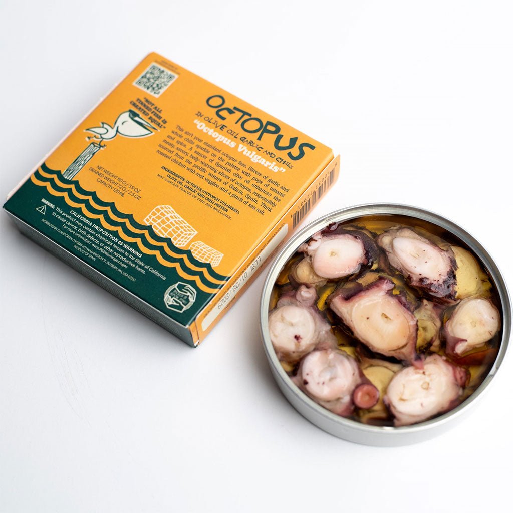 Island Creek x Mariscadora Octopus in Olive Oil, Garlic, and Chili Boston General Store