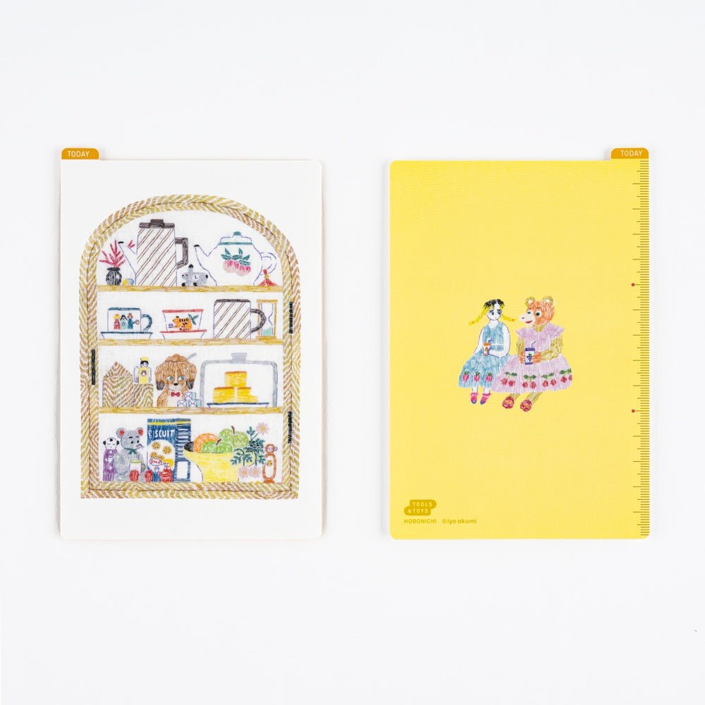 iyo okumi: Hobonichi Pencil Board for A6 Size - Happy Tea Time - Teapot Shelf Boston General Store