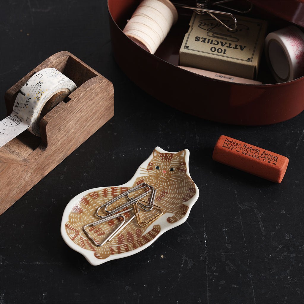 Kata Kata Tabby Cat Small Dish Boston General Store