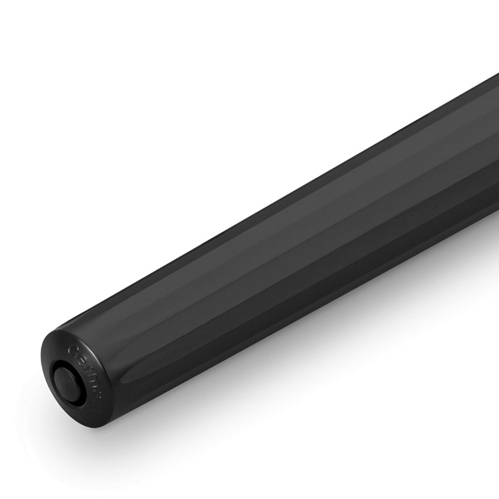 Black perkeo fountain pen on white background