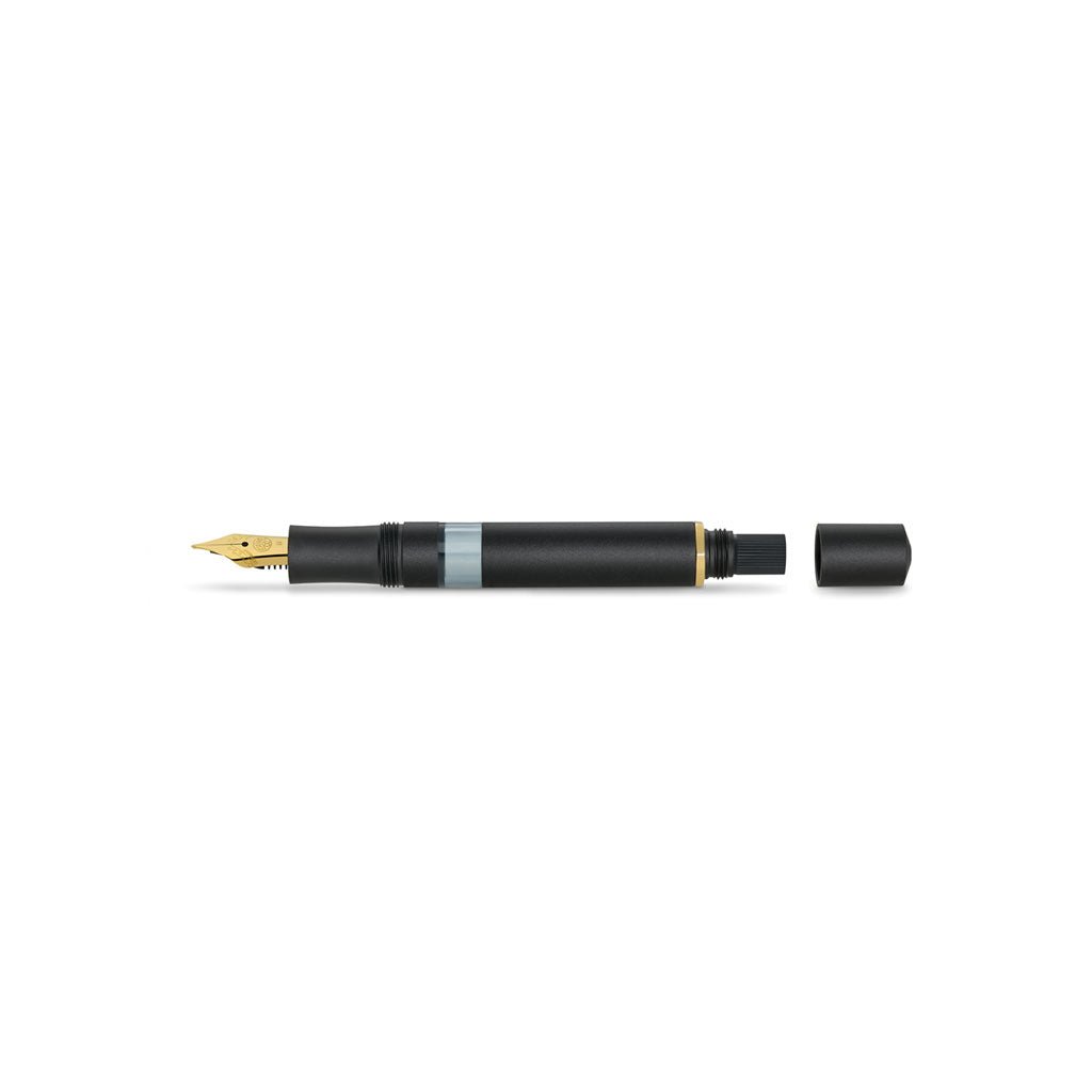 Kaweco Piston Sport AL Fountain Pen in Black/Gold Boston General Store