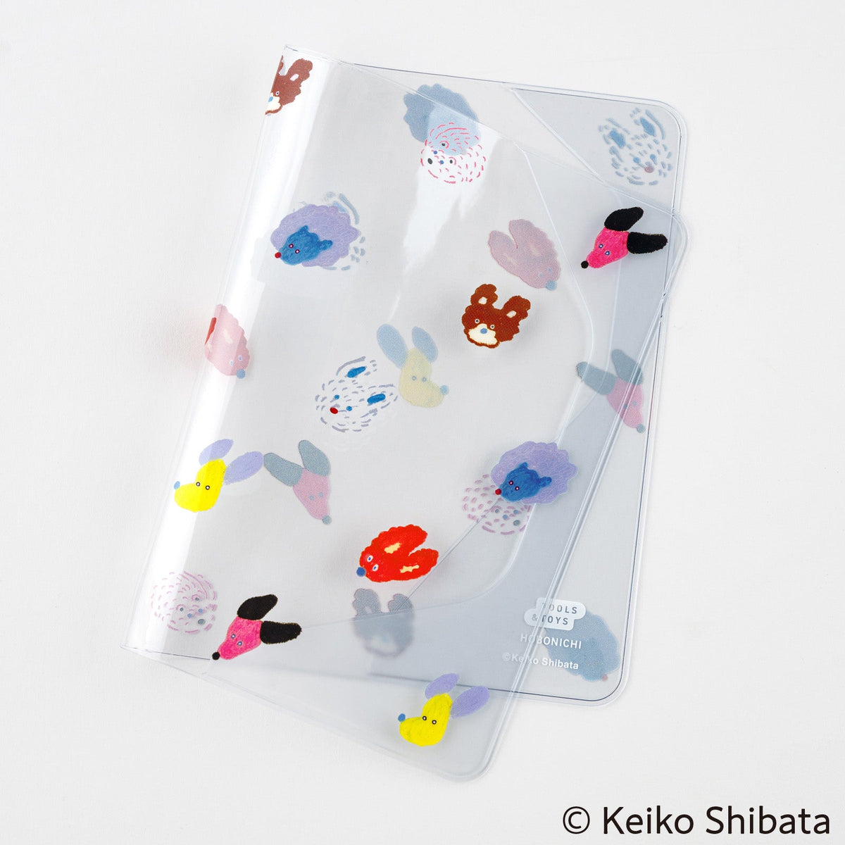 Keiko Shibata: Hobonichi Cover on Cover for A6 Size (Dog Ears Fluttering in the Wind) Boston General Store