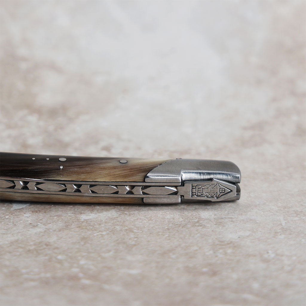 Le Thiers Pirou Horn Pocket Knife    at Boston General Store