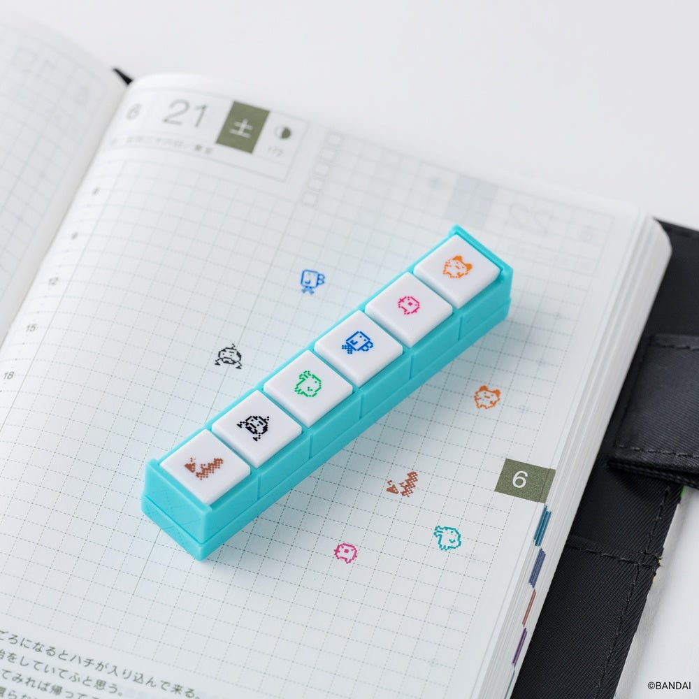Kodomo no Kao x Hobonichi Pochitto6 Push - Button Stamp - Tamagotchi Boston General Store