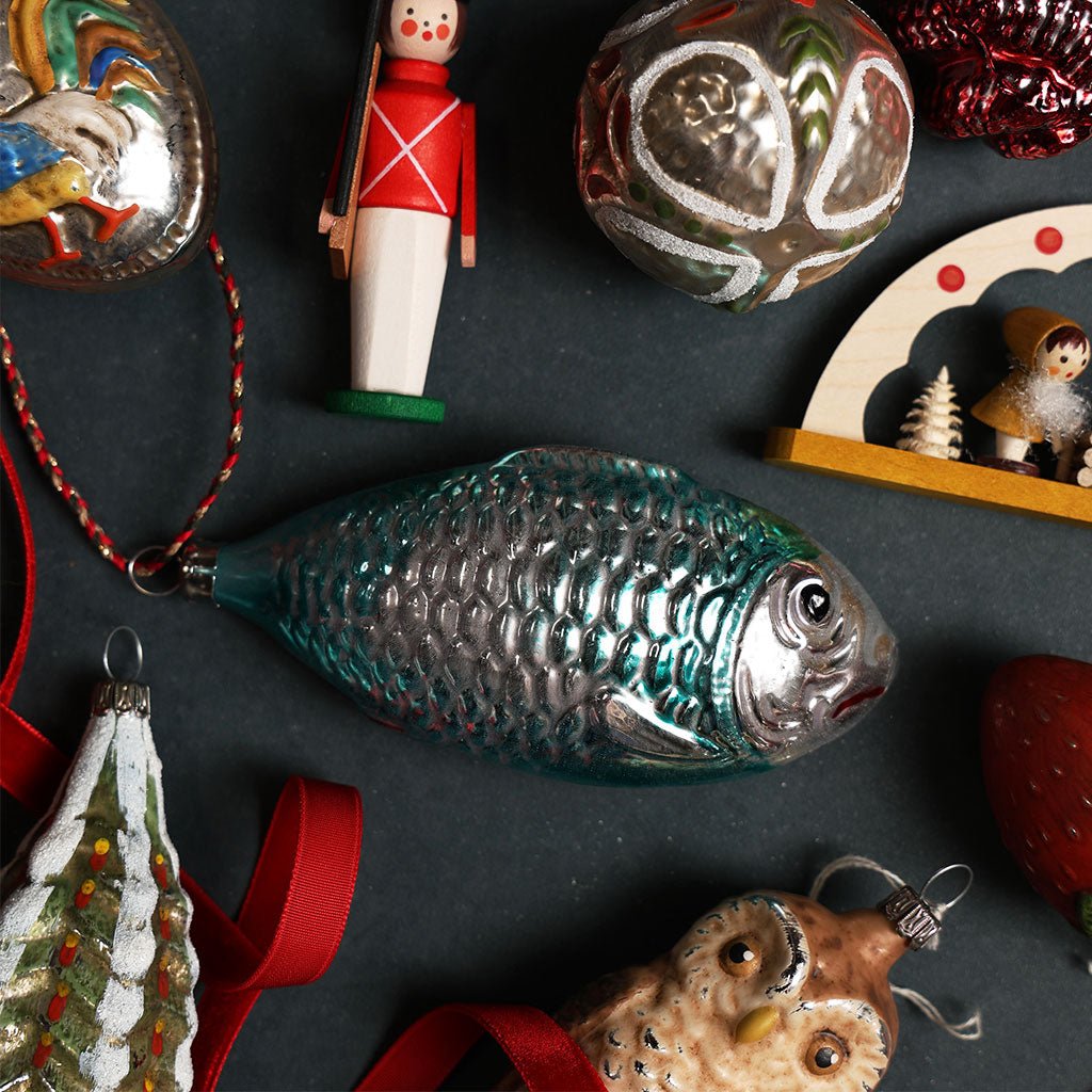 Large Fish Glass Ornament Boston General Store