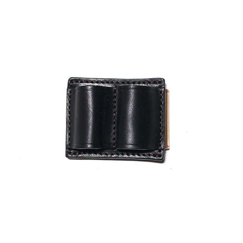 Leather and Brass Clip Pen Holder Boston General Store