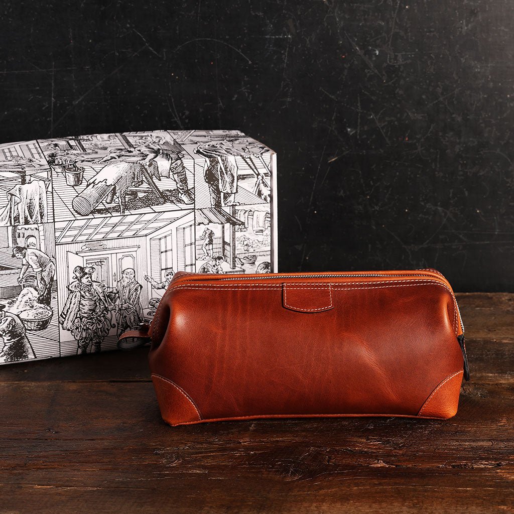Leather Framed Dopp Kit Boston General Store