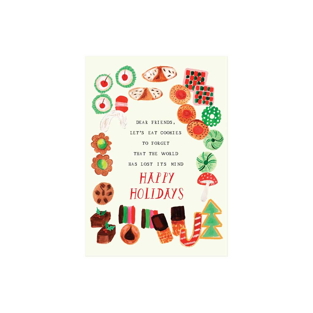 Let's Eat Our Feelings Holiday Card Boston General Store