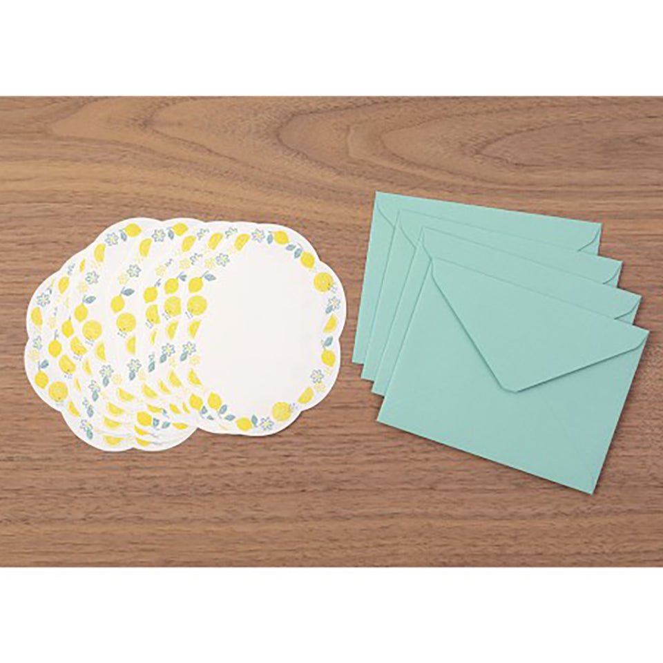 Letterpress Die - Cut Letter Set Lemon Boston General Store