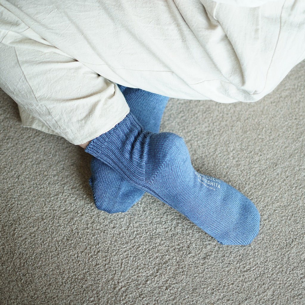Linen Ribbed Socks Boston General Store