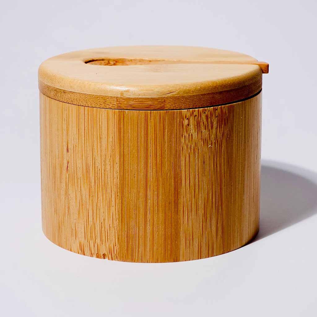 Magnesium Sanctuary Bath Salt Soak in Bamboo Refillable Bowl Boston General Store