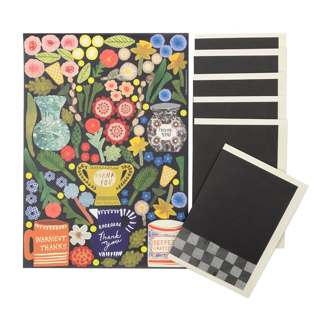 'Make Your Own Thank You Cards' Floral Set Boston General Store