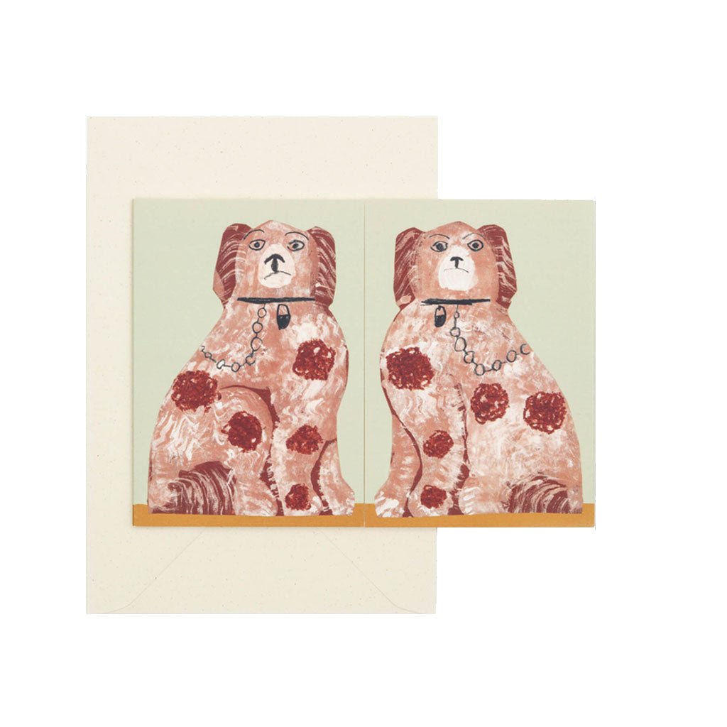 Mantel Dogs Card Boston General Store