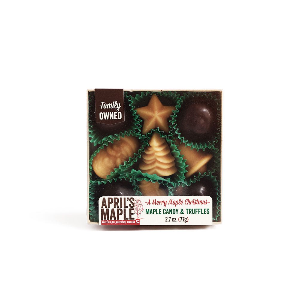Maple and Truffle Christmas Candy Box Boston General Store