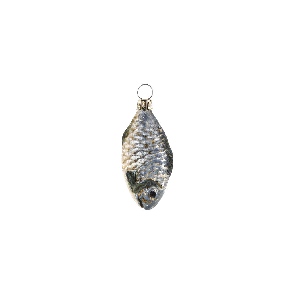 Glass carp fish ornament.