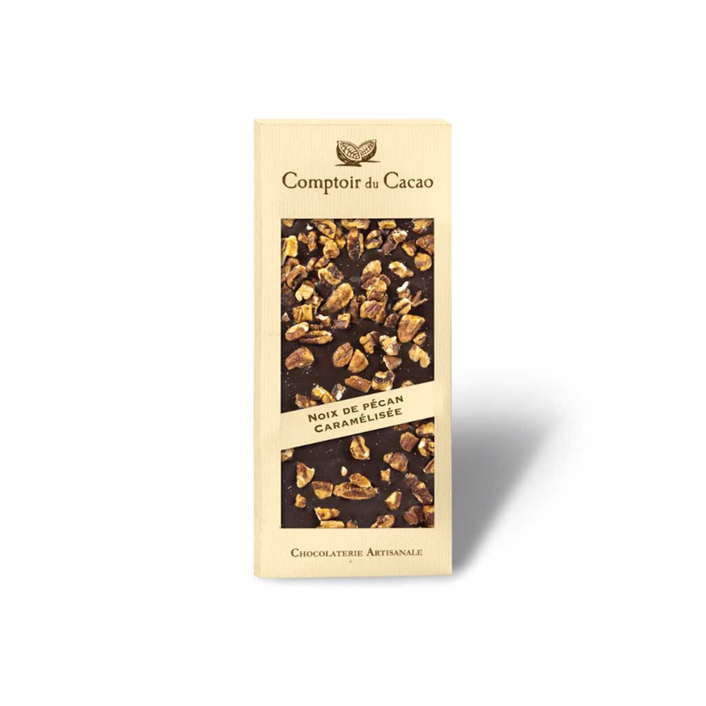 Milk Chocolate Bar with Caramelized Pecans Boston General Store