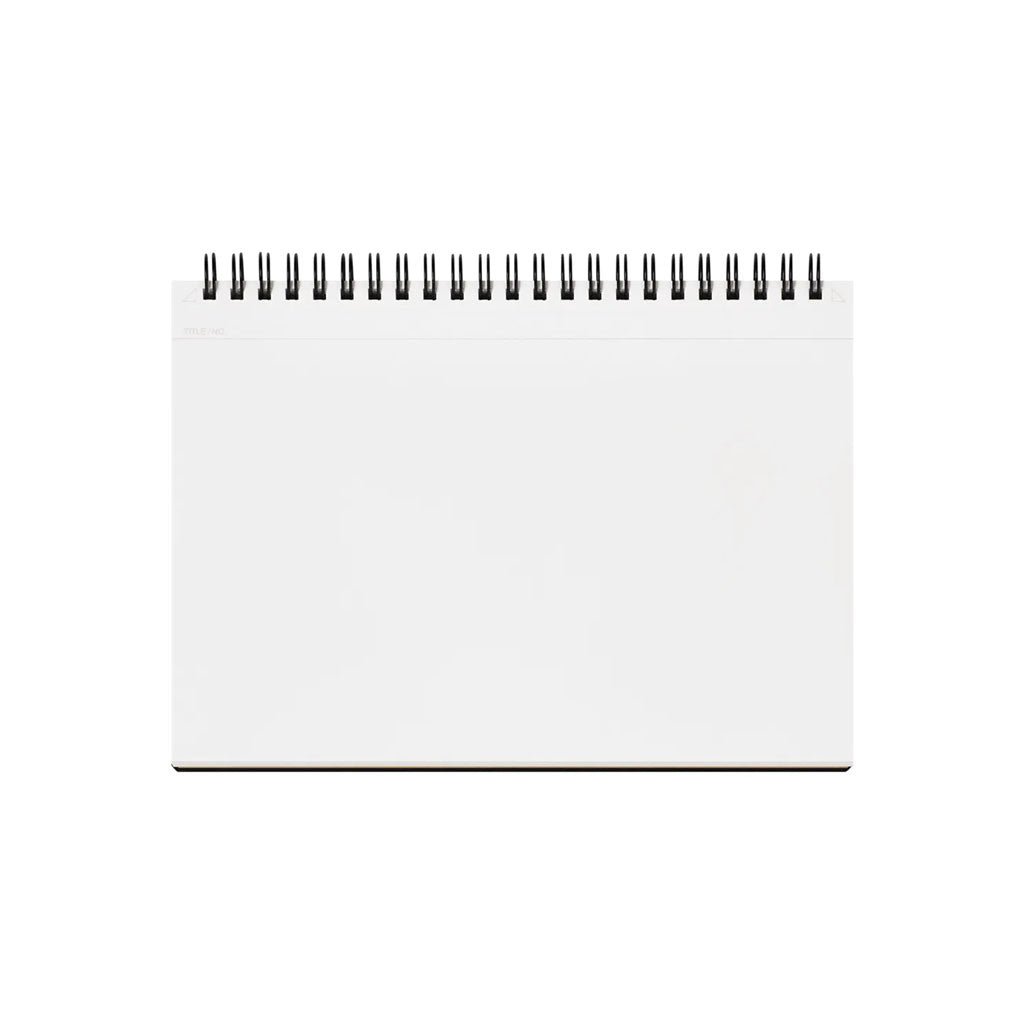 Mnemosyne Spiral Notebook - A5, Blank, Horizontal Format Boston General Store