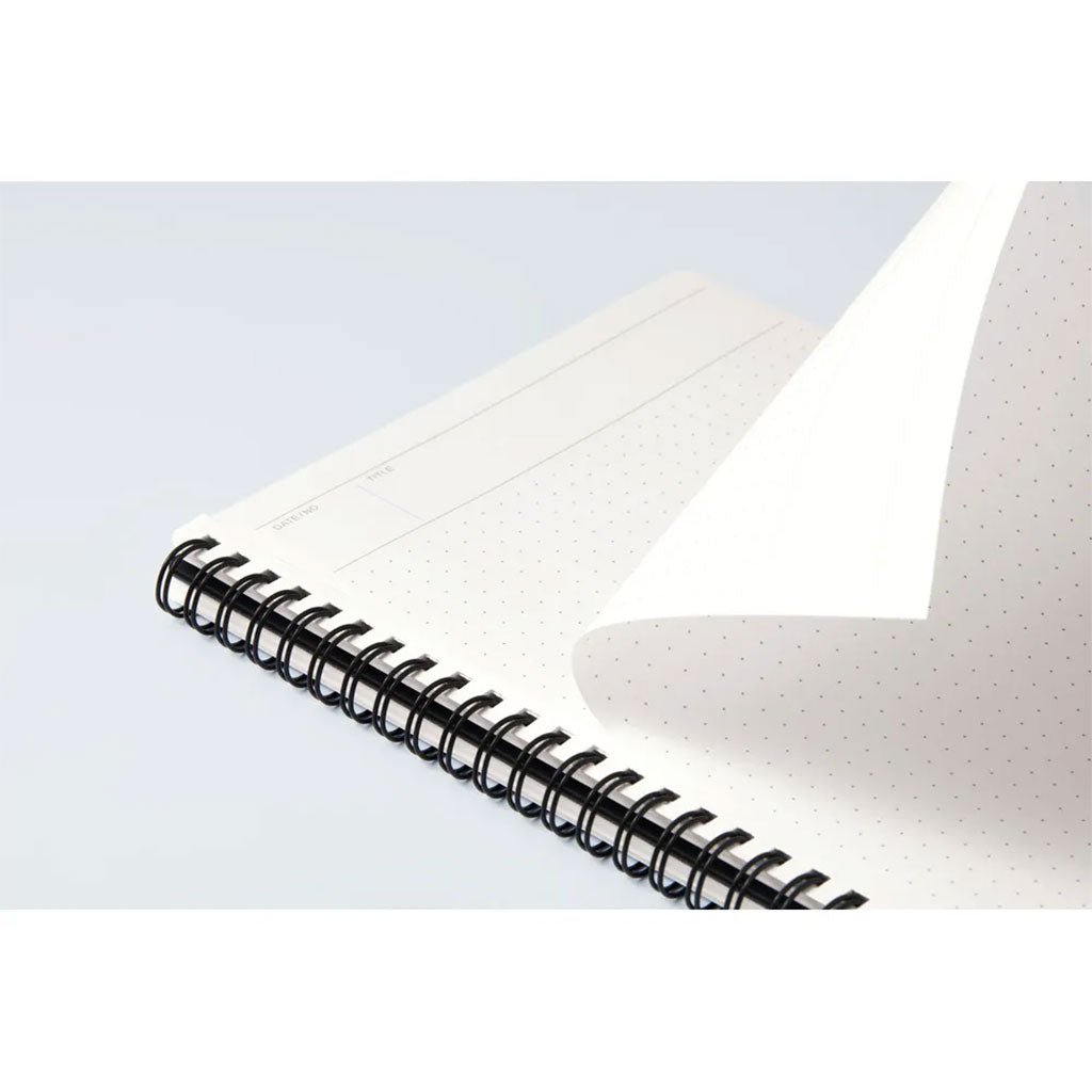 Mnemosyne Spiral Notebook - A5 Dot Grid Boston General Store